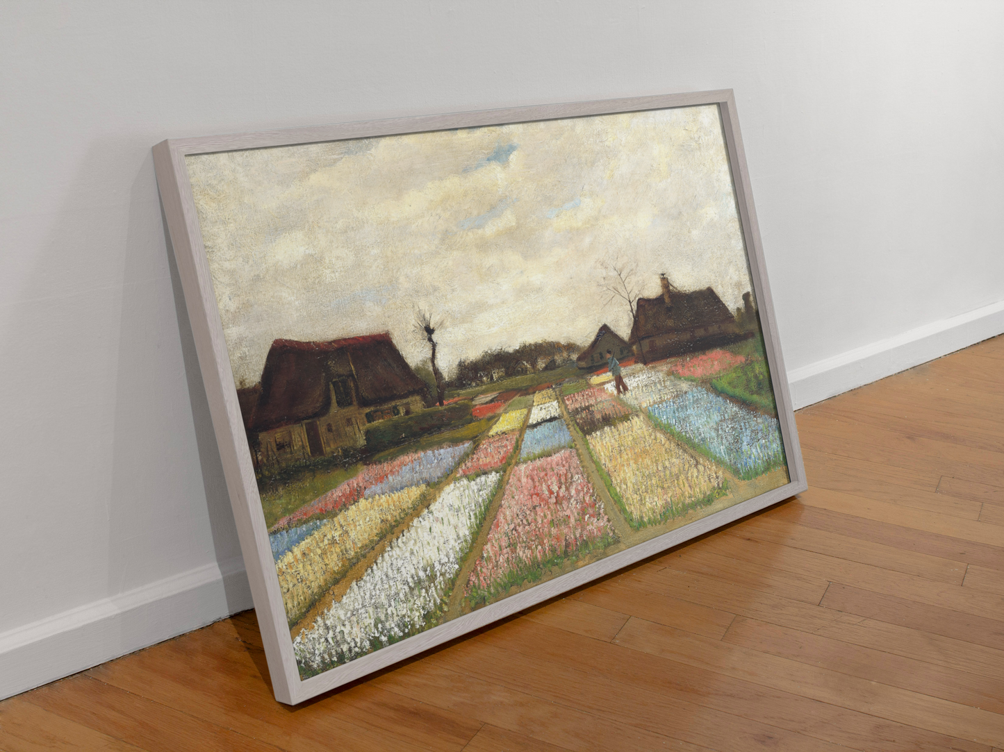 Vincent van Gogh's "Flowering Fields" – A Stunning Rural Landscape Canvas Art
