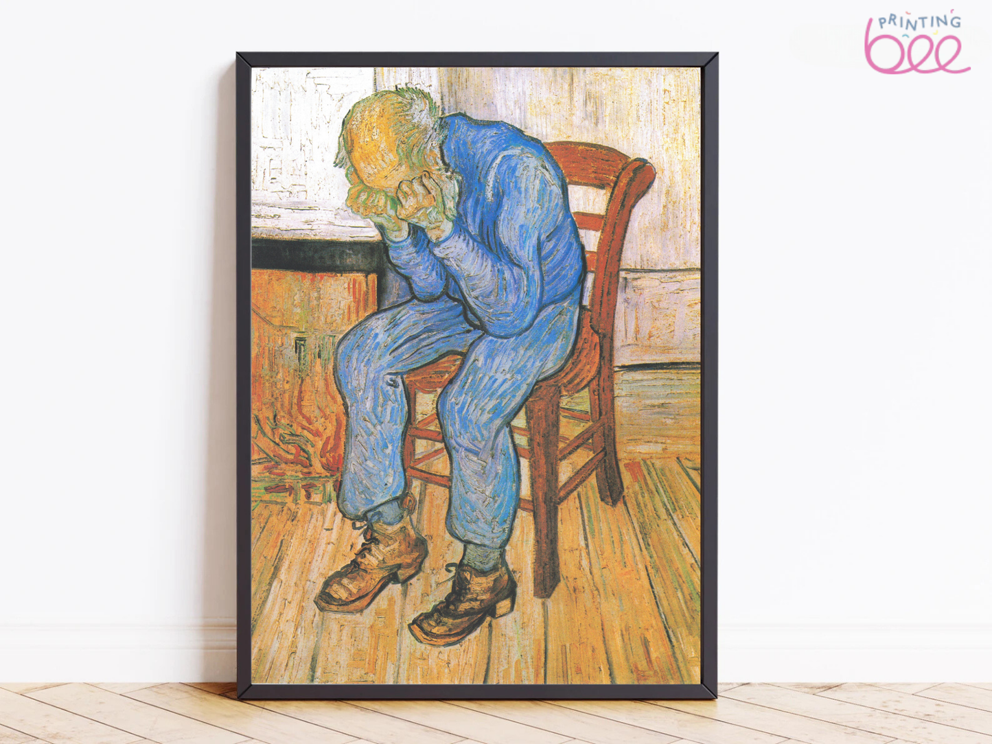 Vincent van Gogh’s “At Eternity’s Gate” – Captivating Canvas Art Print