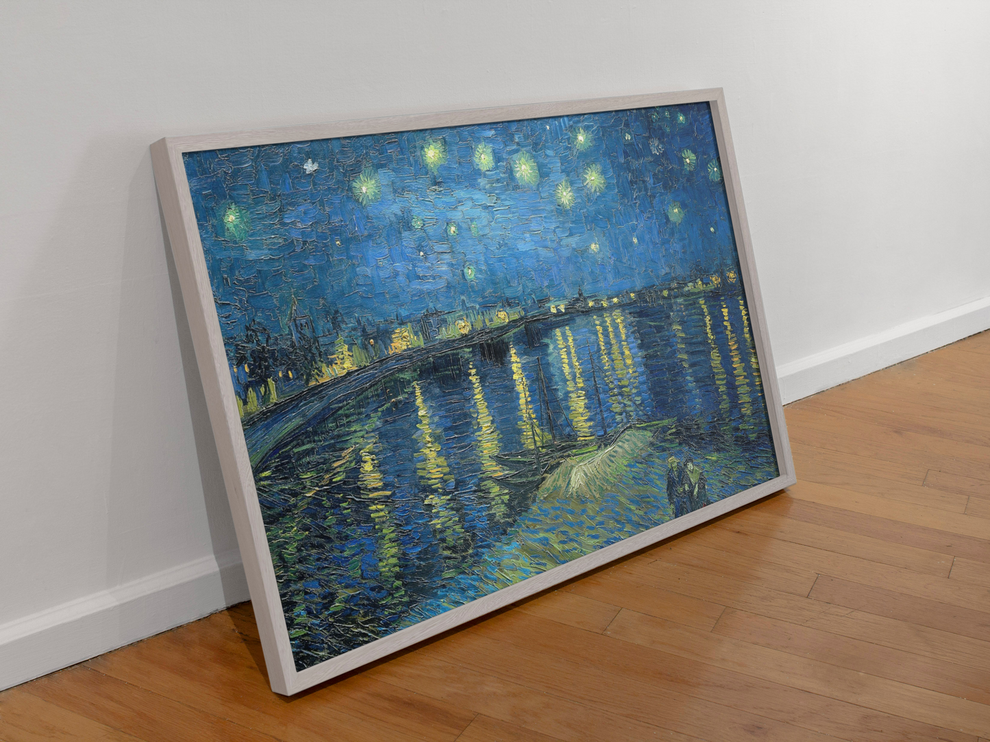 Vincent van Gogh’s “Starry Night Over the Rhône” – Enchanting Nighttime Canvas Art