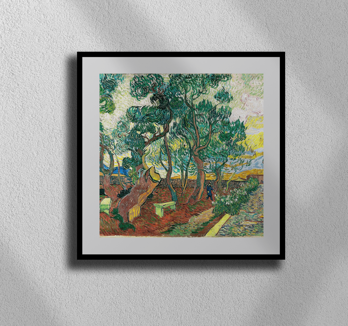 Van Gogh’s “Garden with Cypress Trees” – A Breathtaking Canvas Art Piece