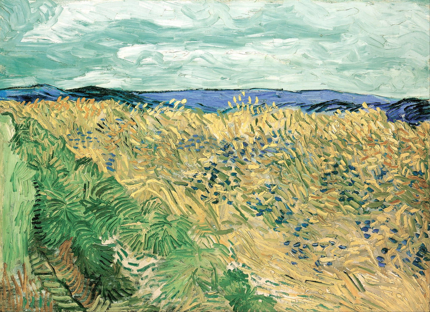 Van Gogh's "Wheatfield with View of the Sea" – A Stunning Landscape Canvas Art