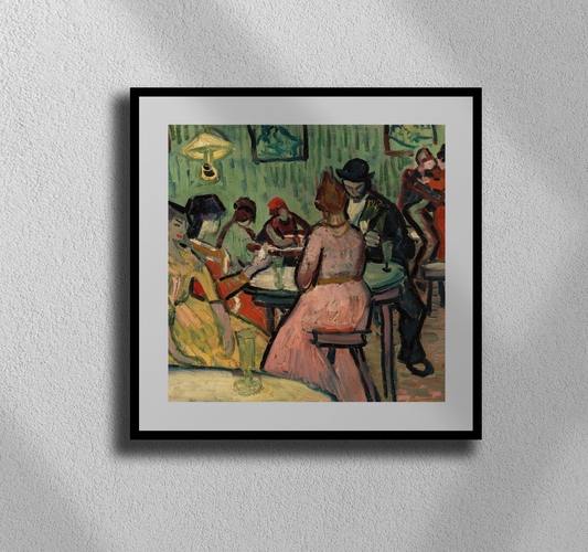 Van Gogh’s “Café Scene” – A Masterpiece of Vibrant Social Interaction