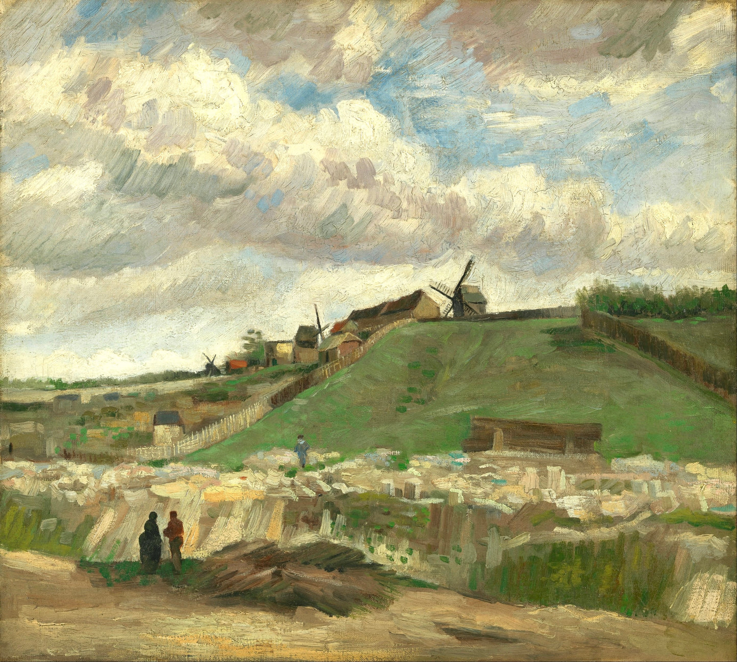 Van Gogh’s “Landscape with Windmills” – Timeless Countryside Canvas Art