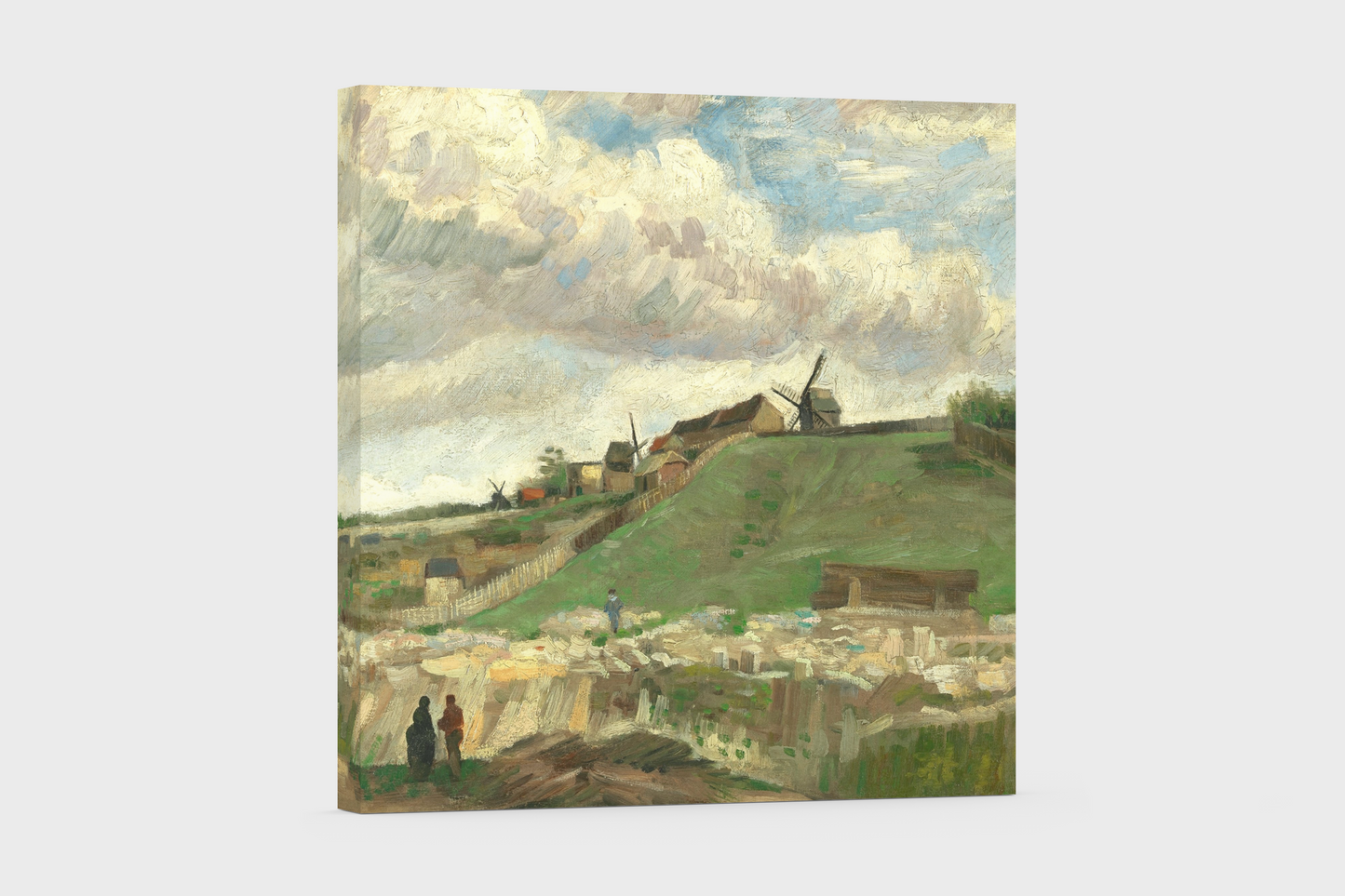 Van Gogh’s “Landscape with Windmills” – Timeless Countryside Canvas Art