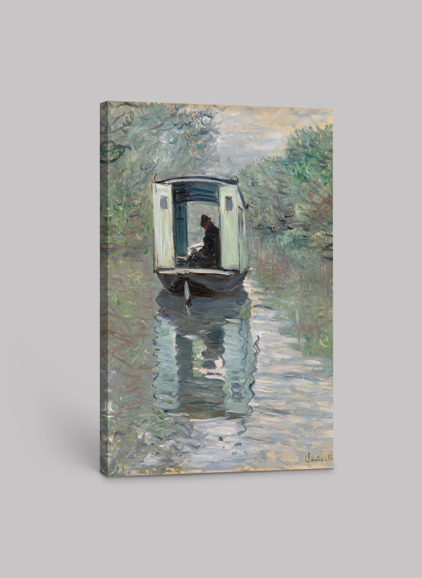 Monet’s “The Studio Boat” – Capturing the Tranquility of Water and Light