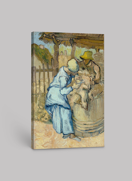 Vincent van Gogh's "Farm Workers" – Art Print on Canvas and Paper