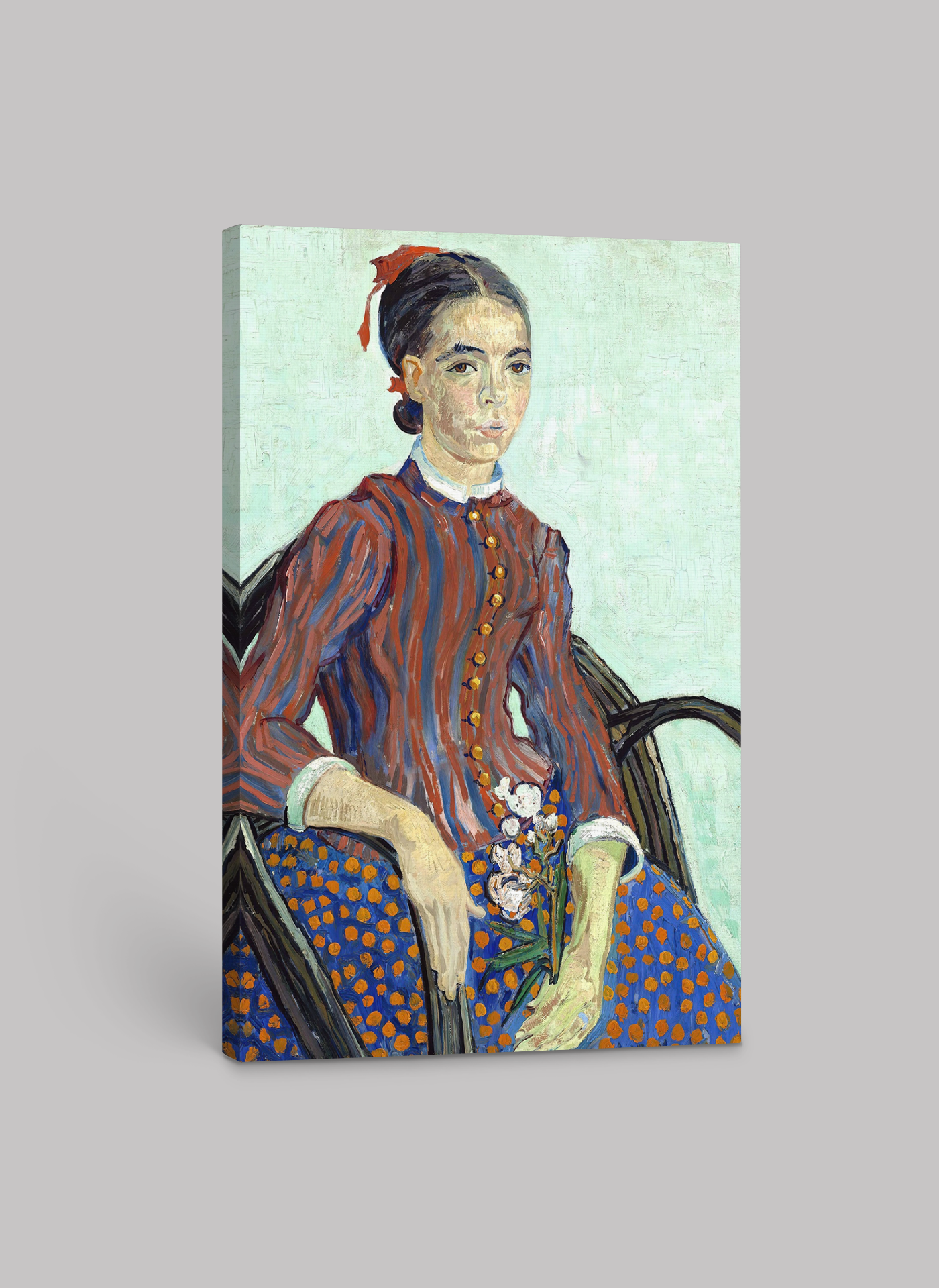 Vincent van Gogh’s "Young Girl in a Red Dress" – Canvas Art Print