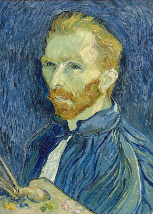 Vincent van Gogh’s "Self-Portrait with Palette" – Canvas Art Print