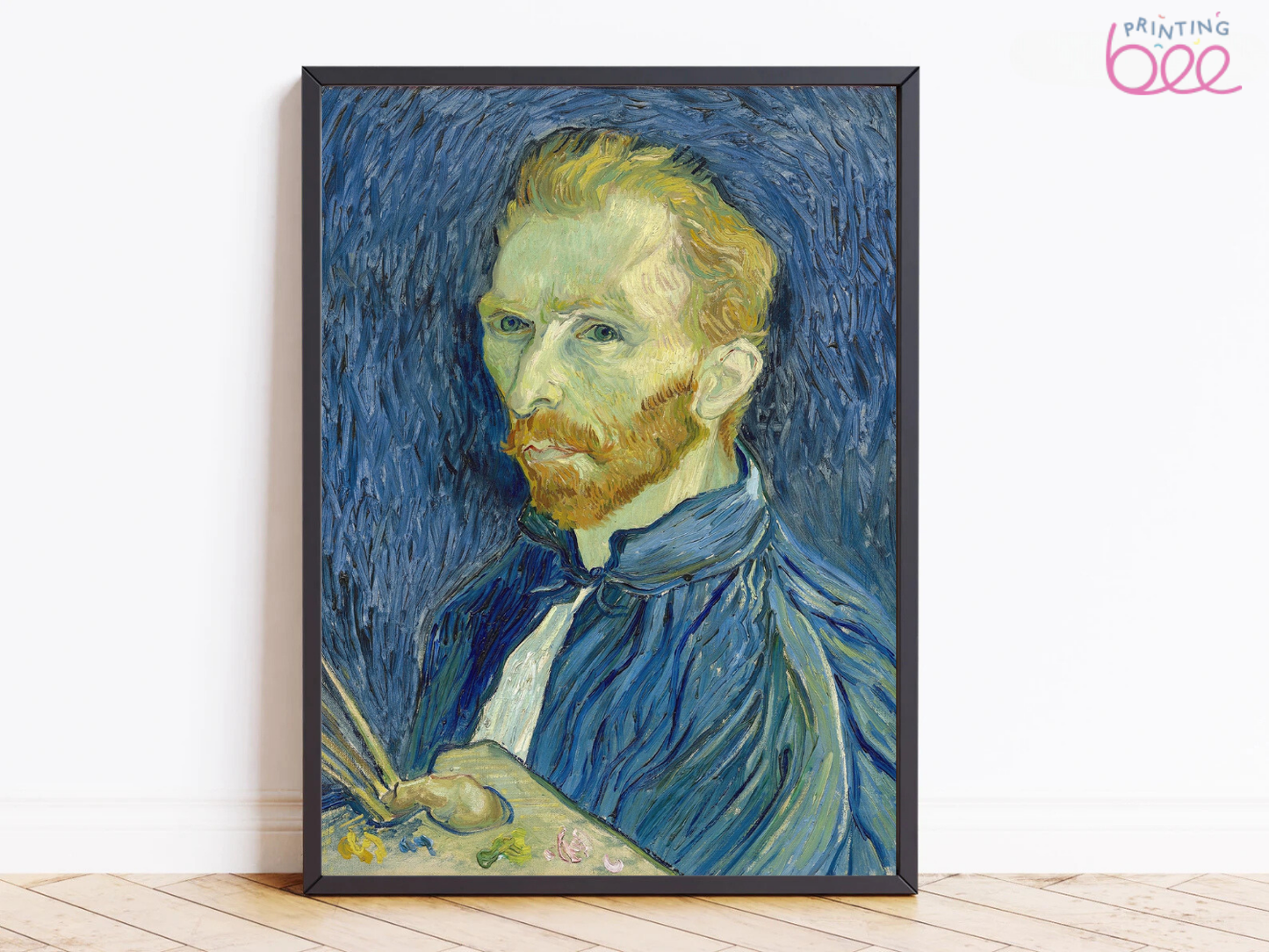 Vincent van Gogh’s "Self-Portrait with Palette" – Canvas Art Print