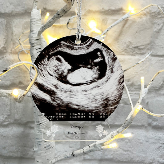 Personalised Bumps First Christmas Bauble