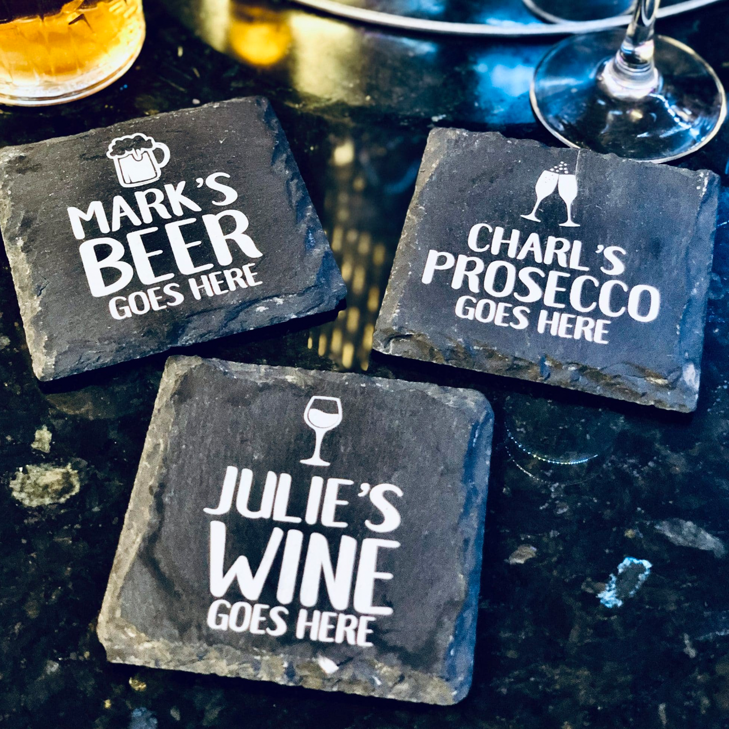 Personalised Slate Coaster