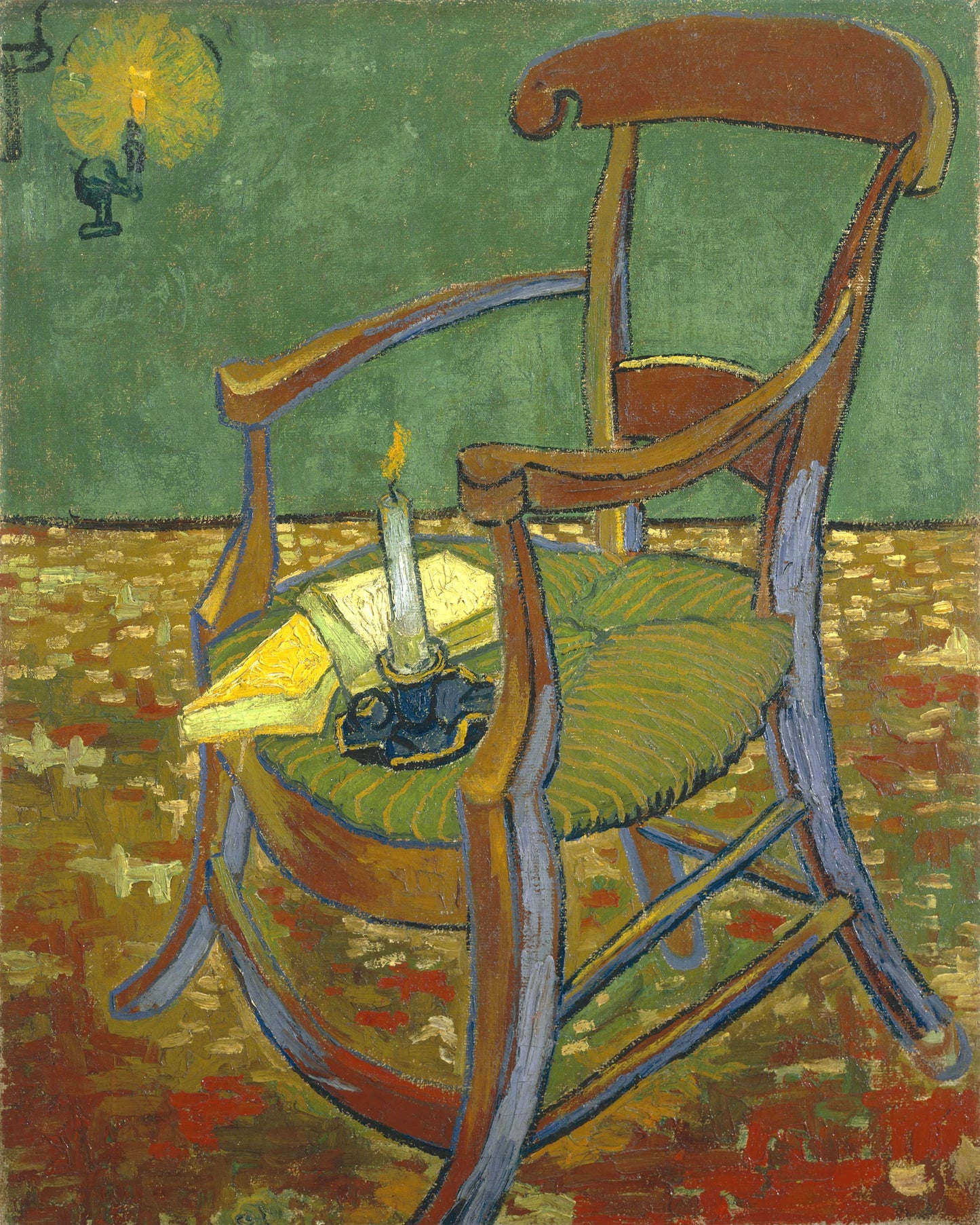 Vincent van Gogh’s “Van Gogh’s Chair” – Captivating Canvas Art Print