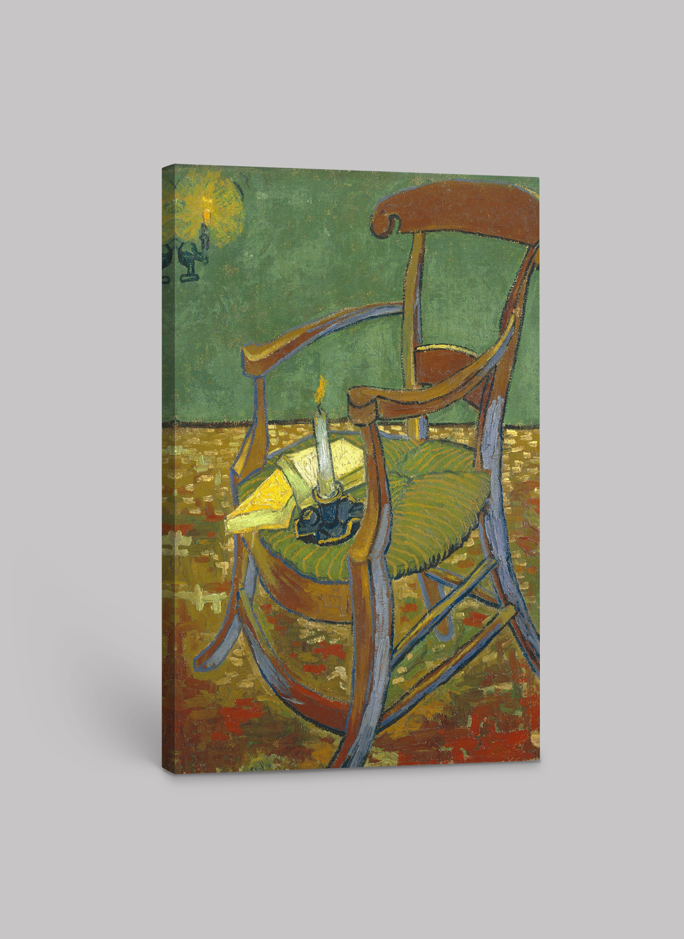 Vincent van Gogh’s “Van Gogh’s Chair” – Captivating Canvas Art Print