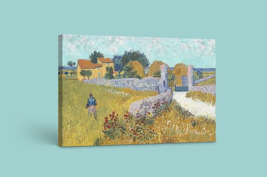 Vincent van Gogh’s “Farmhouse in Provence” – Timeless Pastoral Elegance