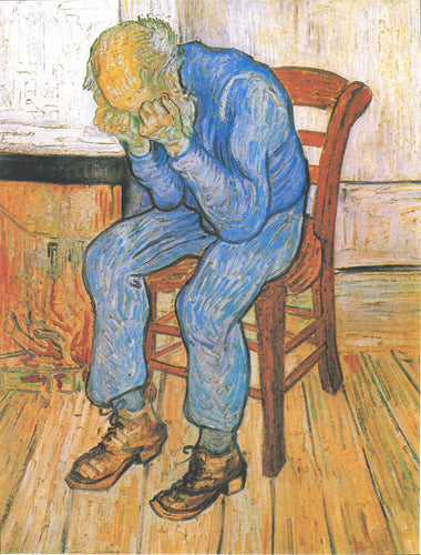 Vincent van Gogh’s “At Eternity’s Gate” – Captivating Canvas Art Print
