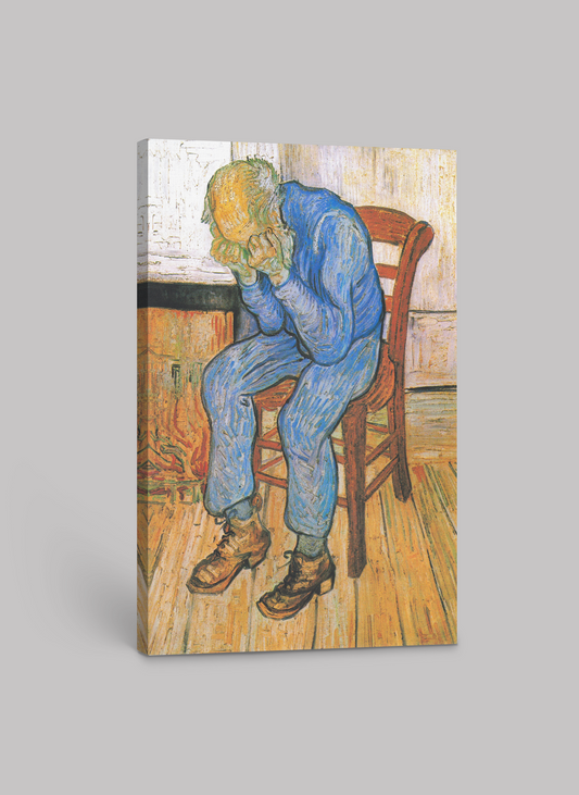 Vincent van Gogh’s “At Eternity’s Gate” – Captivating Canvas Art Print