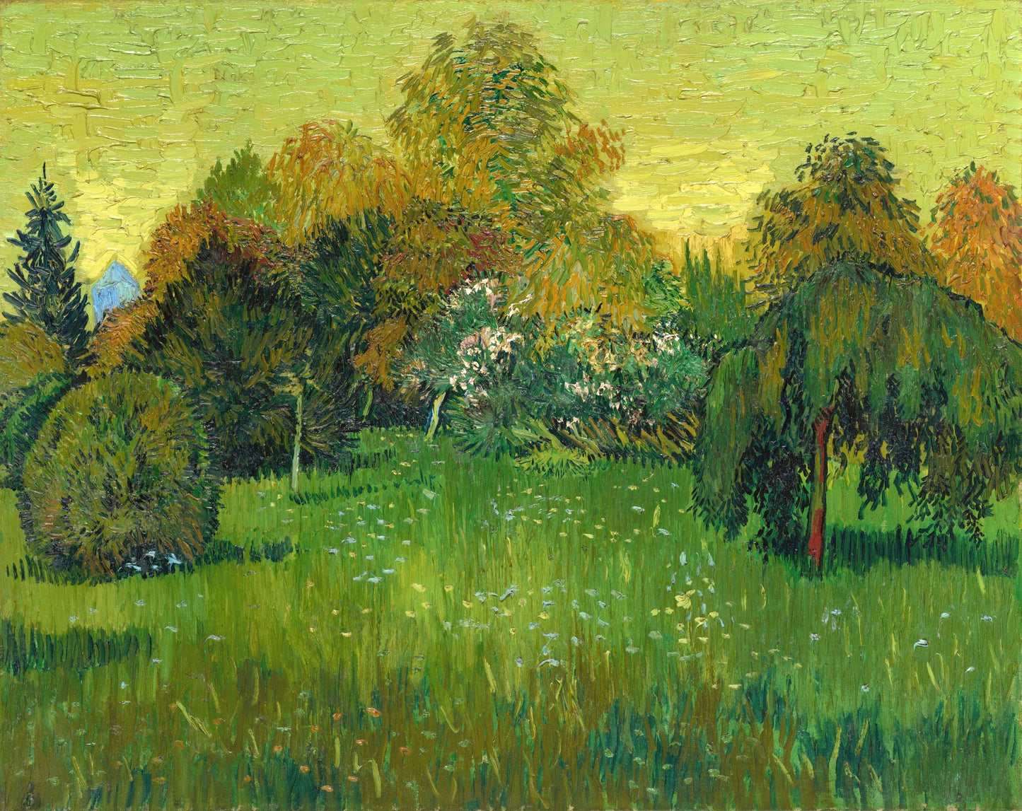 Vincent van Gogh’s “Park Landscape” – Serene and Vibrant Canvas Art