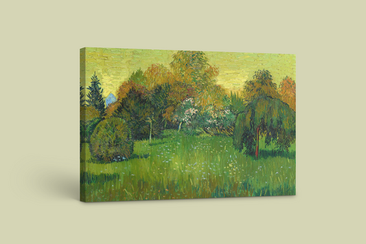 Vincent van Gogh’s “Park Landscape” – Serene and Vibrant Canvas Art