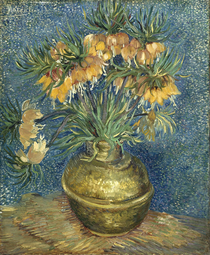 Vincent van Gogh’s “Imperial Fritillaries in a Copper Vase” – Premium Canvas Art Print