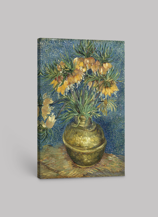 Vincent van Gogh’s “Imperial Fritillaries in a Copper Vase” – Premium Canvas Art Print