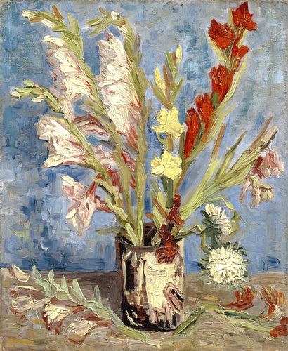 Vincent van Gogh’s “Gladioli and Carnations” – Exquisite Floral Canvas Art Print