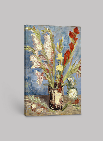 Vincent van Gogh’s “Gladioli and Carnations” – Exquisite Floral Canvas Art Print