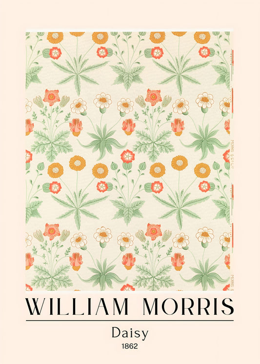 William Morris Daisy Pattern, 1862 - Canvas Art Print