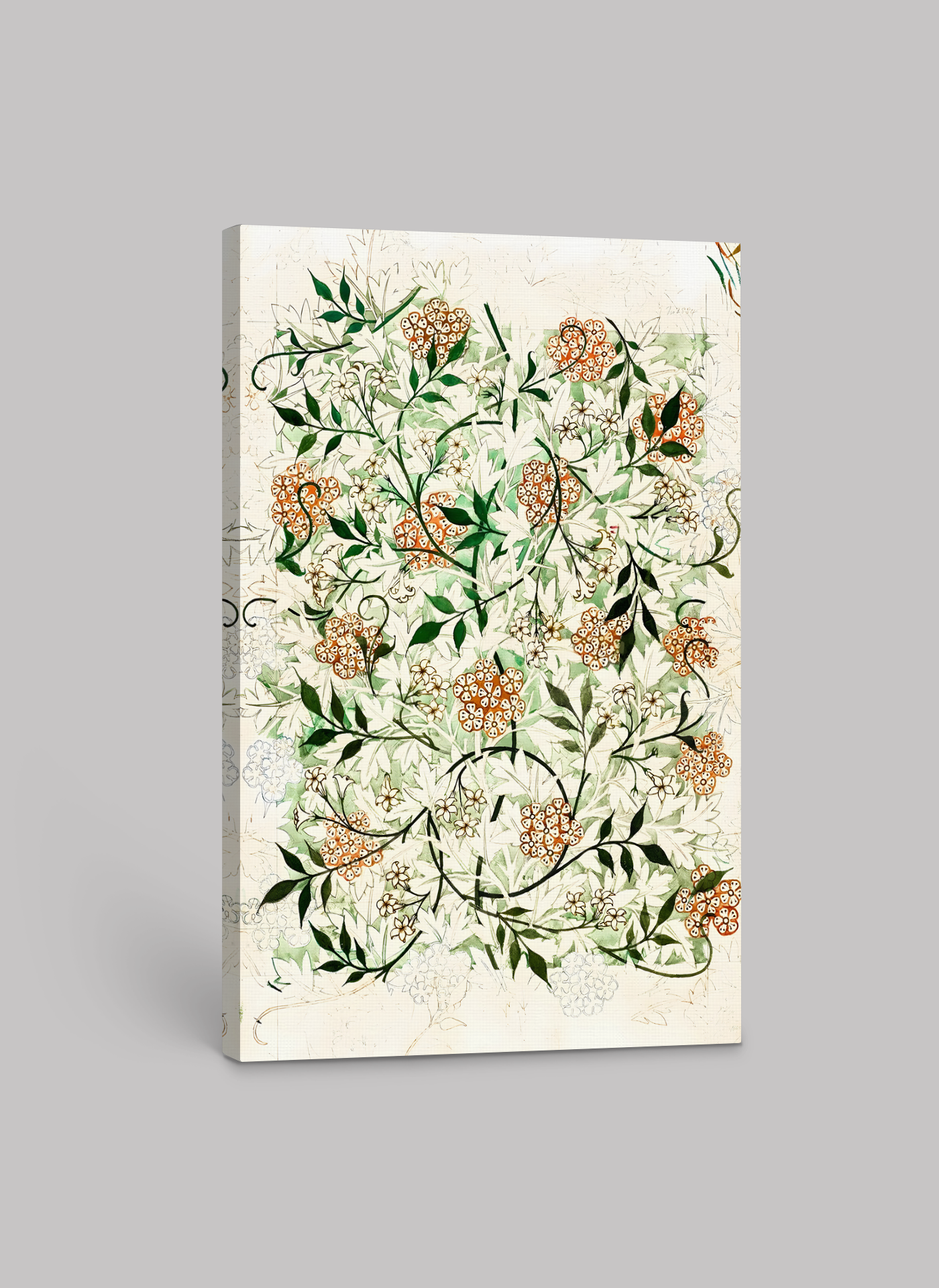 William Morris Jasmine Pattern (1872) – Art Print on Canvas and Paper