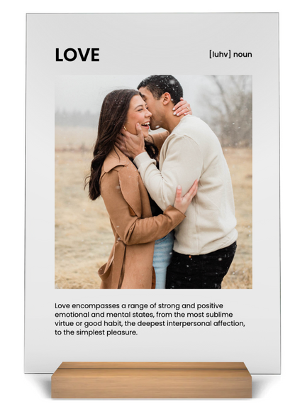 Personalised Portraits with Testimony Plaque