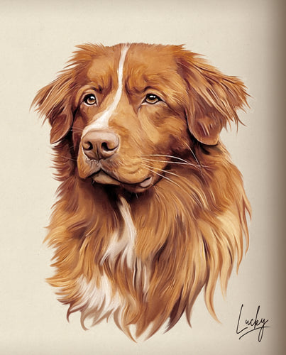 Custom Pet Portrait on Canvas or Art Paper | 'Hand' Painted Pet Portrait From Photo | Pet Memorial Gift