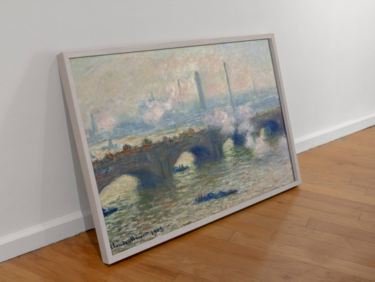 Monet’s The Thames Under Fog – Captivating Impressionist Art Canvas