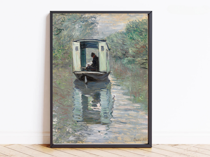 Monet’s “The Studio Boat” – Capturing the Tranquility of Water and Light