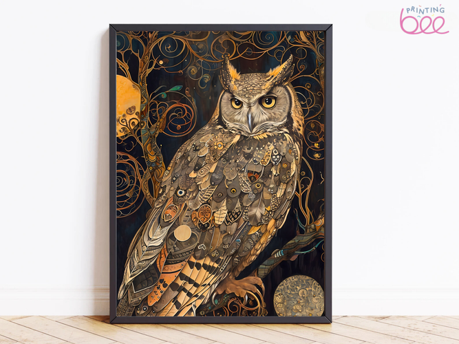 William Morris Panda Motif – Whimsical Art Print on Canvas and Paper