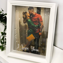 Load image into Gallery viewer, Personalised Diamond Dust Photo Frame White
