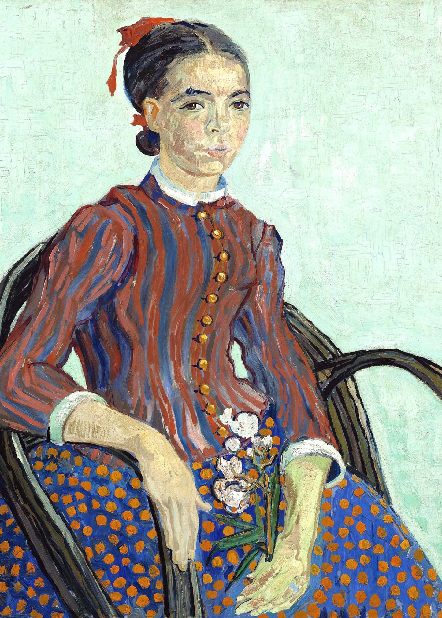 Vincent van Gogh’s "Young Girl in a Red Dress" – Canvas Art Print
