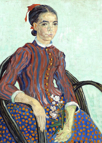 Vincent van Gogh’s "Young Girl in a Red Dress" – Canvas Art Print
