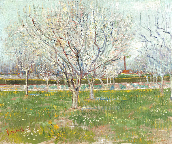 Vincent van Gogh’s “Orchard in Bloom” – Canvas Art Print