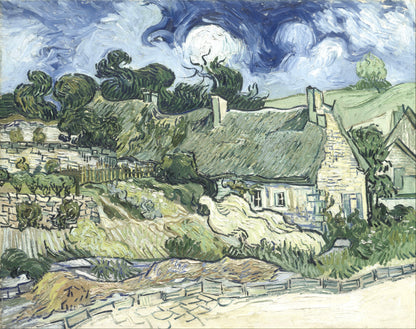 Vincent van Gogh’s “Houses at Auvers” – Captivating Canvas Art Print