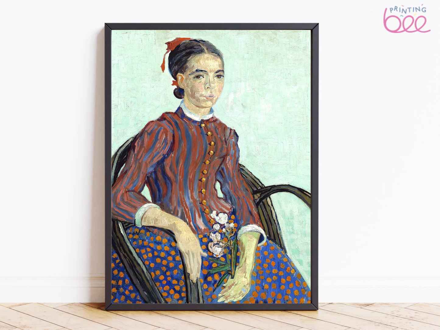 Vincent van Gogh’s "Young Girl in a Red Dress" – Canvas Art Print