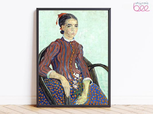 Vincent van Gogh’s "Young Girl in a Red Dress" – Canvas Art Print