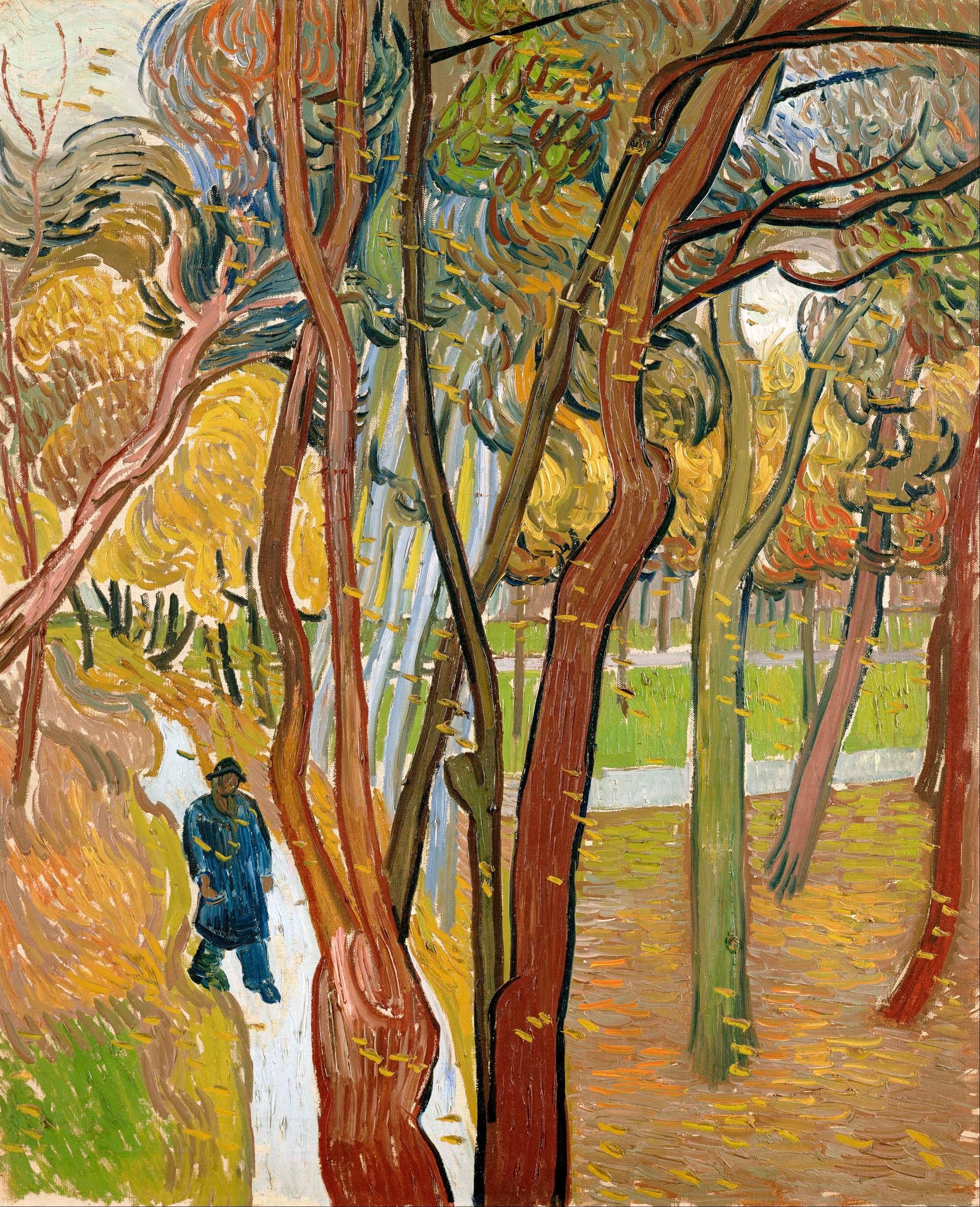 Vincent van Gogh’s “Path in the Woods” – Premium Canvas Wall Art ...