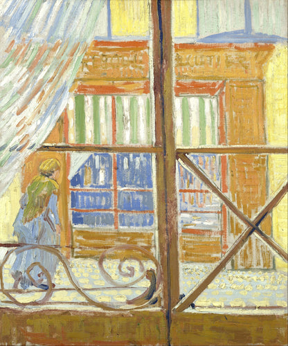 Vincent van Gogh’s “At the Window” – Premium Canvas Art Print