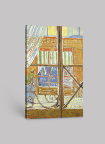Vincent van Gogh’s “At the Window” – Premium Canvas Art Print
