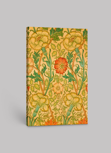 William Morris Pink and Rose Pattern (1890) – Art Print on Canvas and Paper