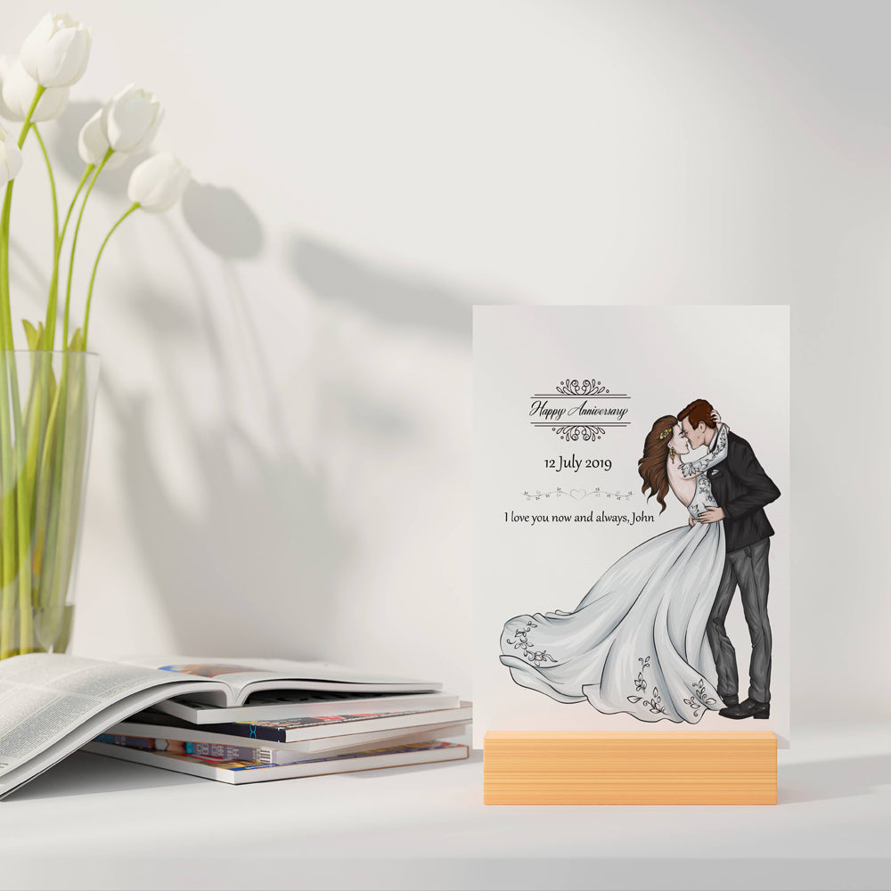 Personalised Acrylic Wedding Gift Plaques