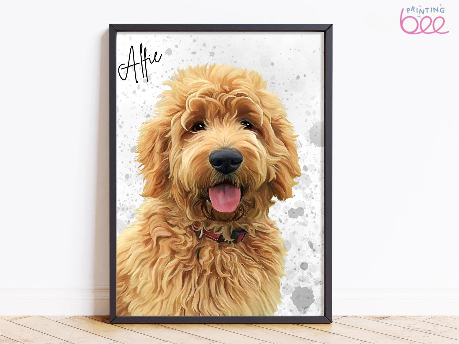 Personalised Watercolour Pet Portrait | Custom Pet Art Print | Pet Memorial Gift