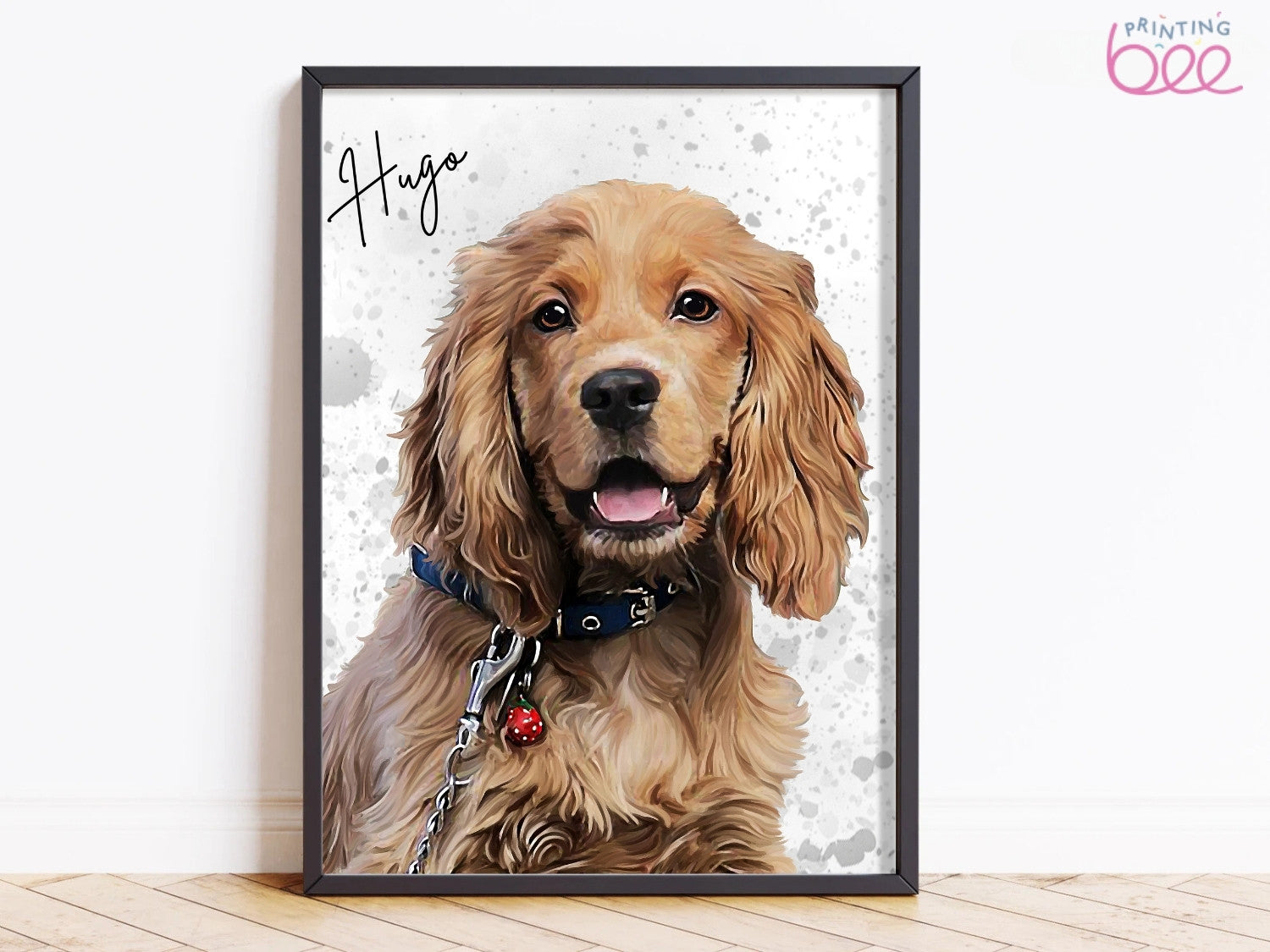 Personalised Watercolour Pet Portrait | Custom Pet Art Print | Pet Memorial Gift