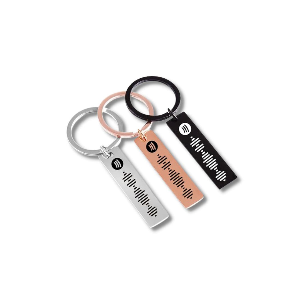 Personalised Spotify Code Keychains