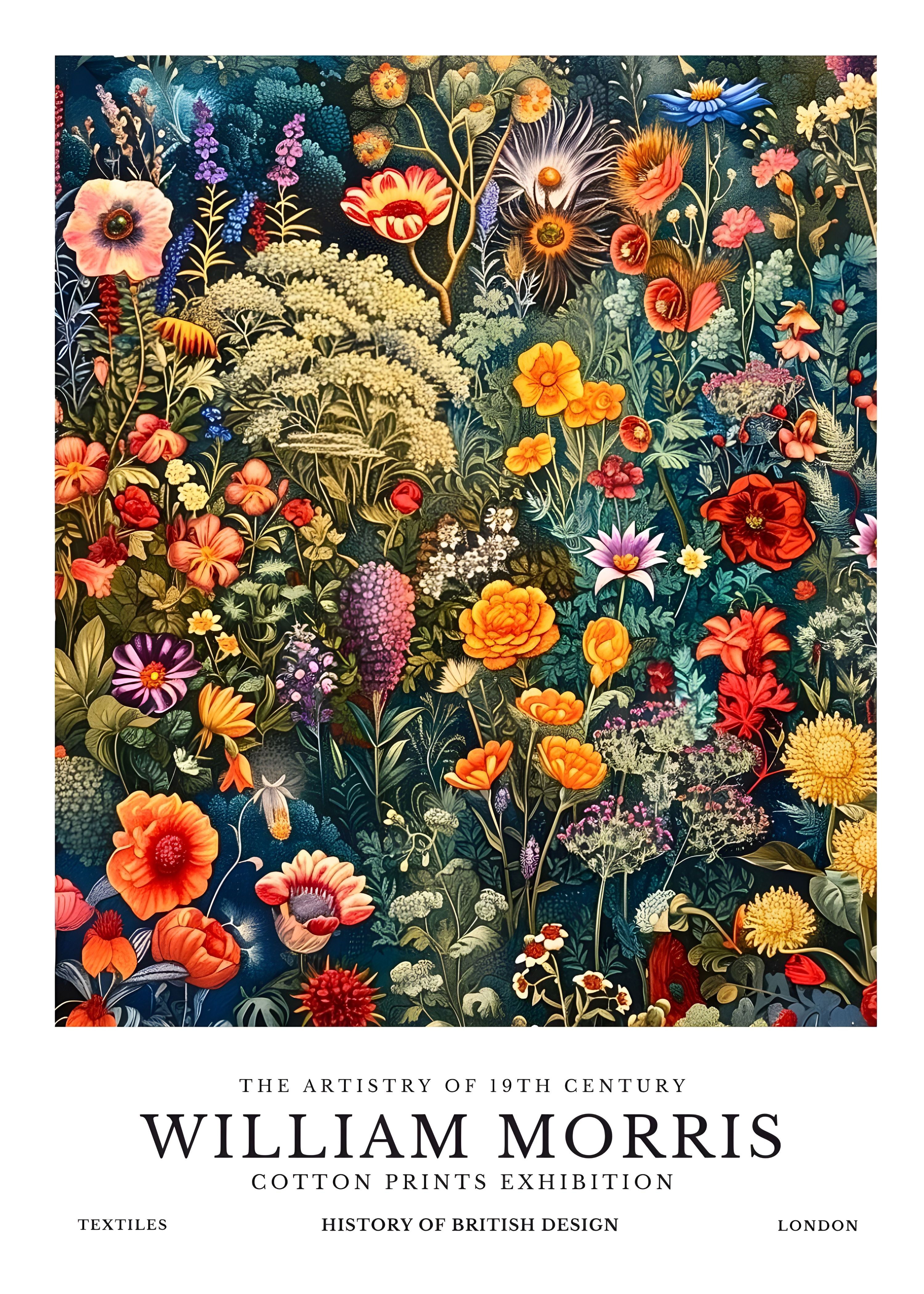 William Morris Botanical Garden Art Print – Canvas & Paper