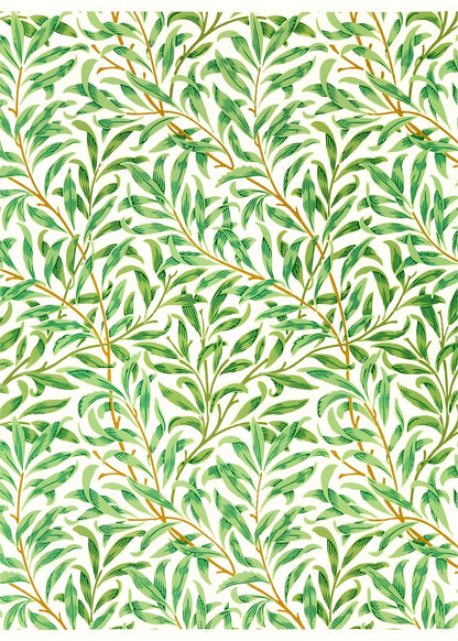 William Morris "Willow Bough" Pattern Canvas Print – Classic British Design, 1887